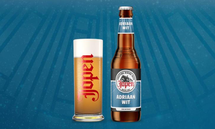 Jopen Adriaan Wit Fles en Glas